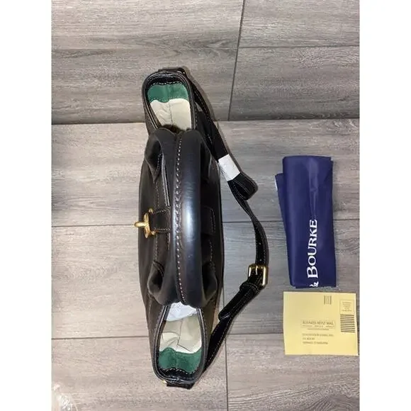Dooney & Bourke Florentine Leather North/South black/black bag B000547